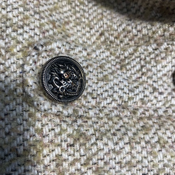 Women's Cream Double-Breasted Coat Button, Fur Trim
FOREVER 21 - Picture 6 of 10